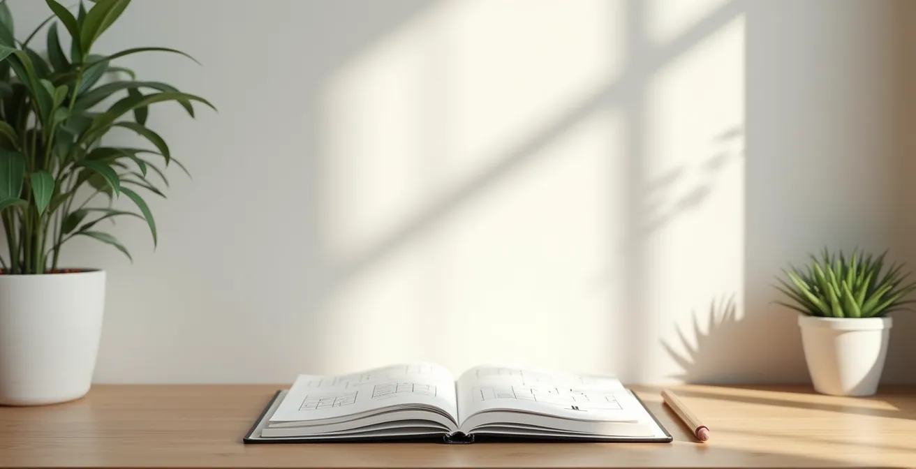 Detailaufnahme eines aufgeschlagenen Notizbuchs mit handschriftlichen Beobachtungsnotizen zum Tierverhalten