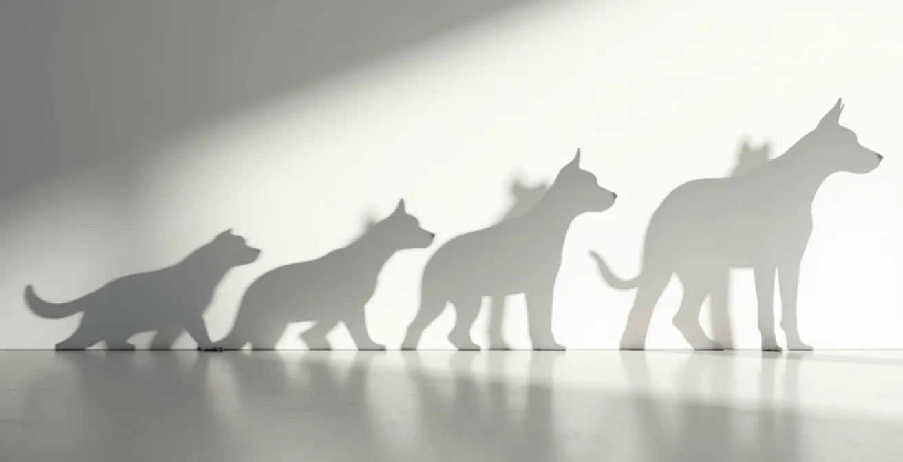 Die Aggressionsleiter beim Hund - von subtilen Stresssignalen bis zum Angriff visualisiert