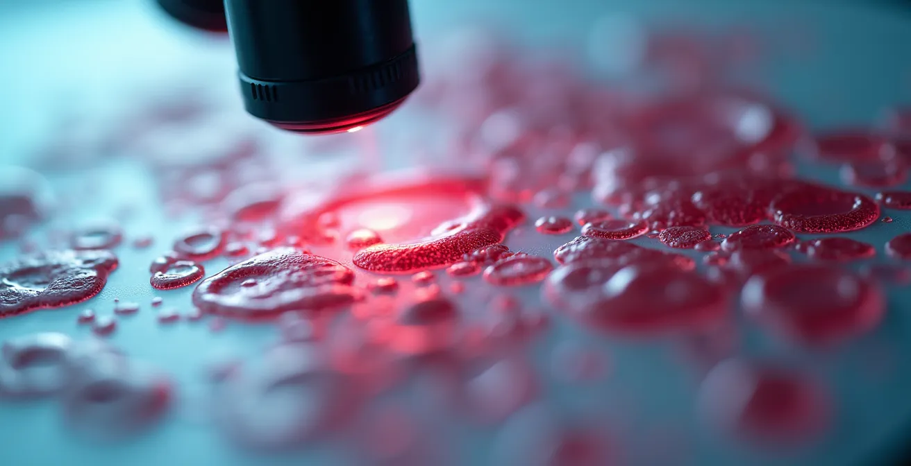 Mikroskopische Blutuntersuchung beim Tierarzt