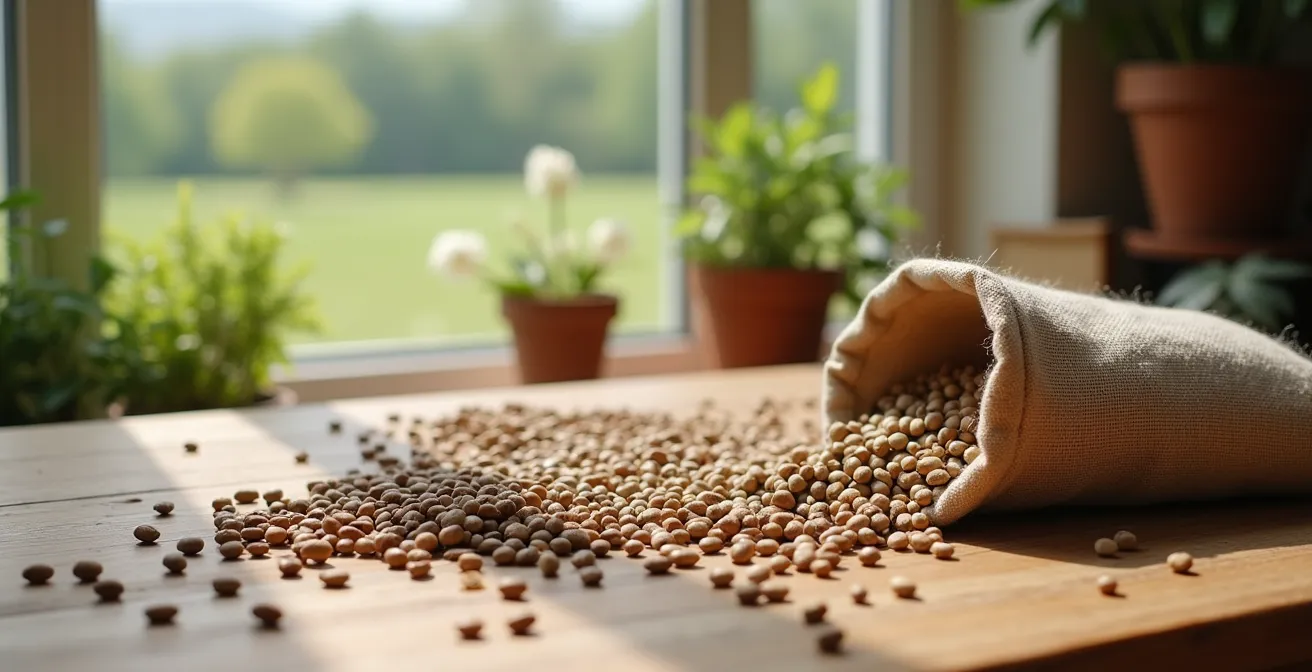 Detaillierte Karte Deutschlands mit farblich markierten 22 Ursprungsgebieten für heimisches Saatgut