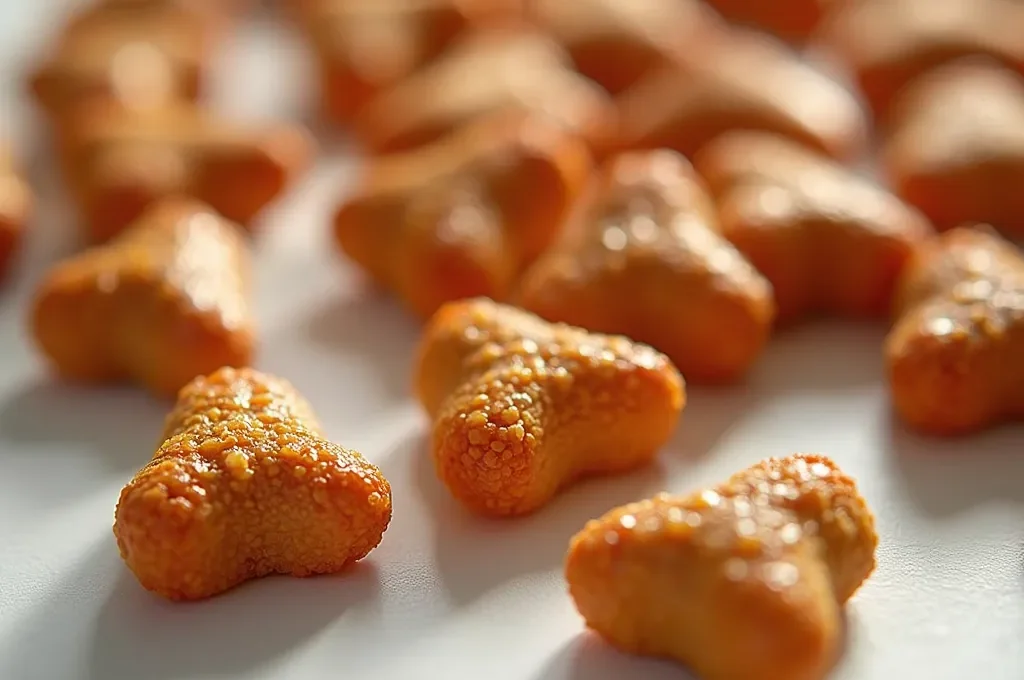 Nahaufnahme von Tierfutter-Etiketten mit unverständlichen Inhaltsstoffen